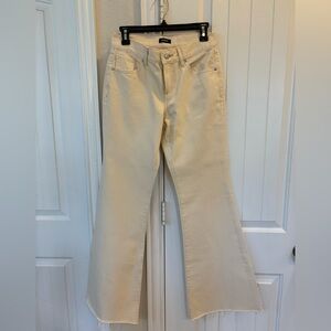 Express Cream 70’s Flare Jeans